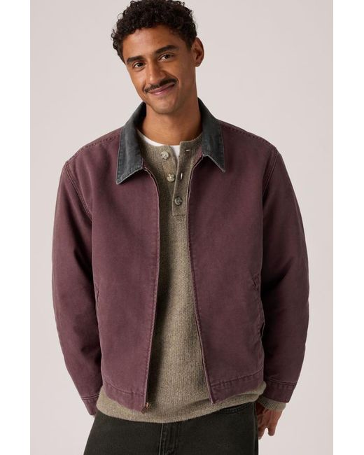 Levi's Castro Full Zip Lined Jacket in het Purple voor heren