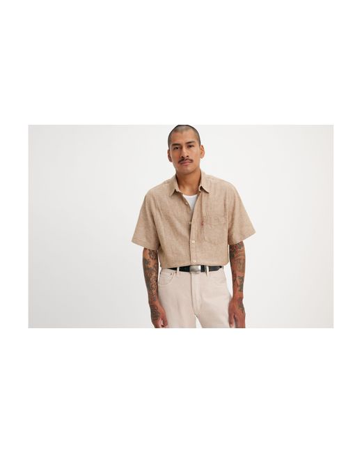 Levi's Black Short Sleeve Sunset Pocket Shirt for men