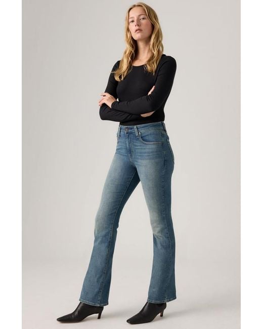 Levi's Blue 725 High Rise Bootcut Jeans