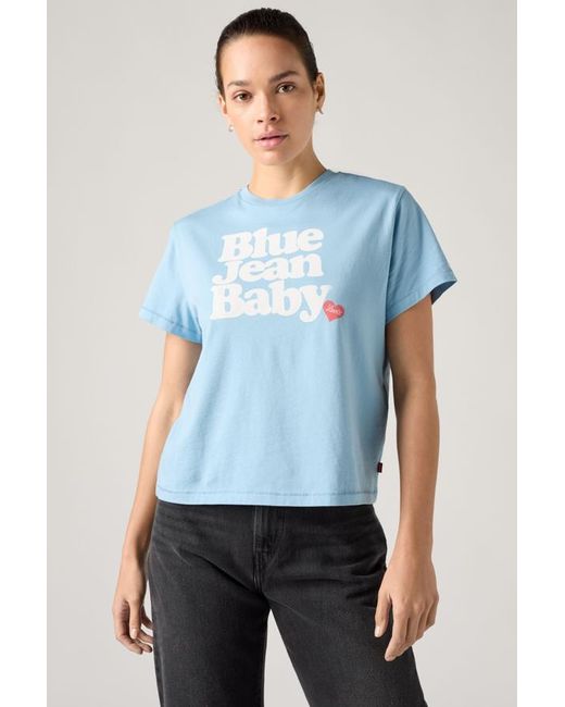 Graphic Classic Tee Levi's de color Blue