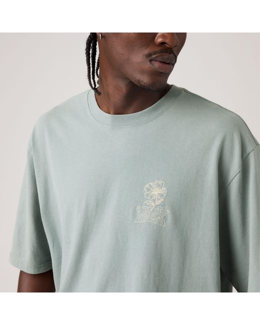 Levi's Gray Half Sleeve Tee for men