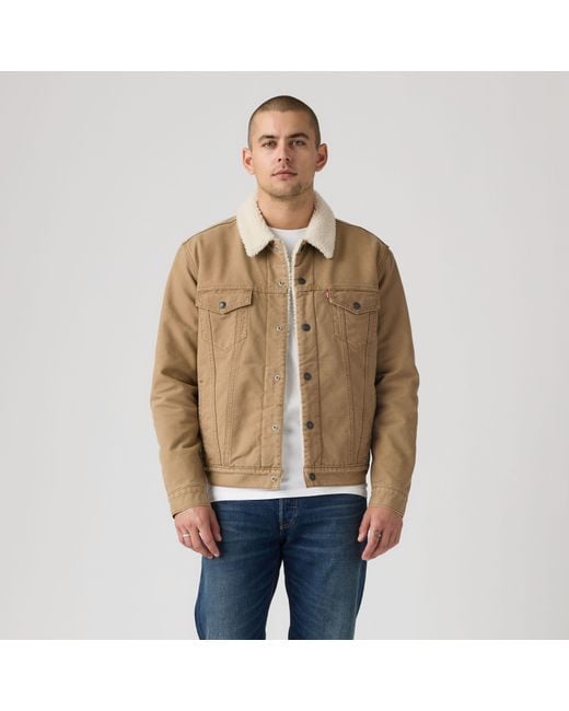 Trucker Jacket Type Iii Sherpa Levi's de hombre de color Natural