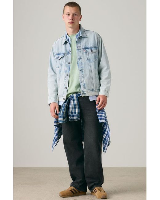 Levi's Blue Relaxed Trucker Jacket for men