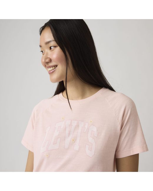 Levi's Pink Graphic Game Day Tee