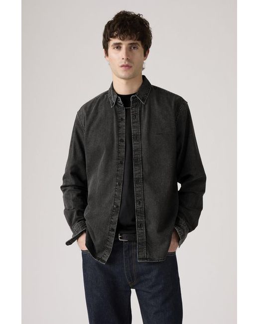 Levi's Authentic Overhemd Met Knopen in het Gray voor heren