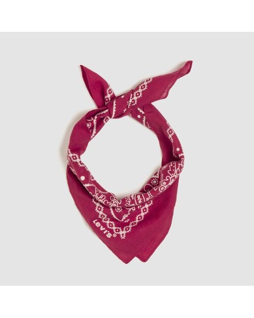 Levi's Black Paisley Bandana for men