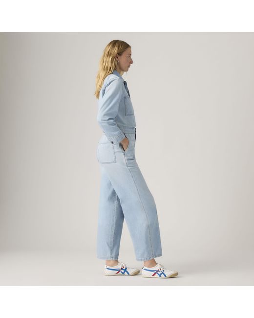 Levi's Iconic Lightweight Jumpsuit in het Blue