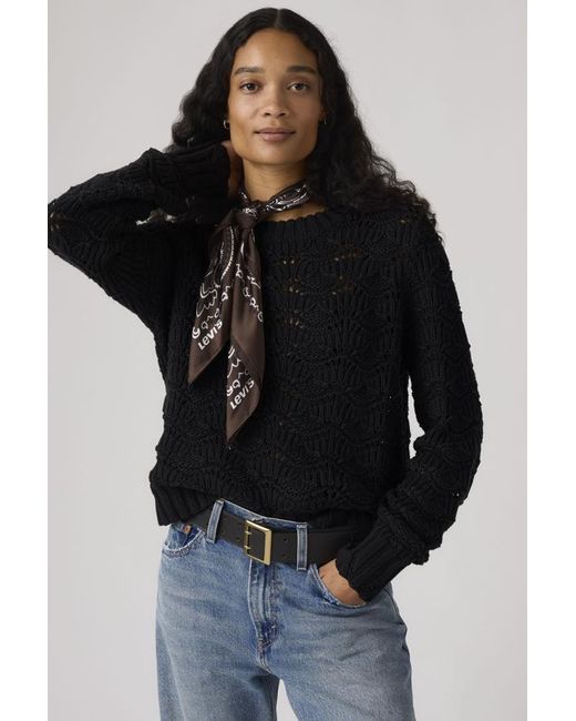 Levi's Black Satin Bandana