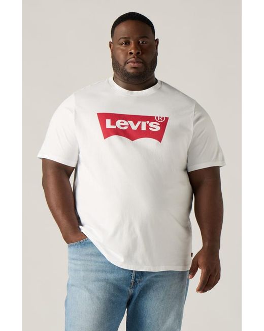 Levi's Black Graphic T Shirt (Big & Tall) for men