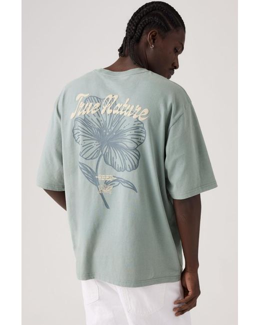 Levi's Gray Half Sleeve Tee for men
