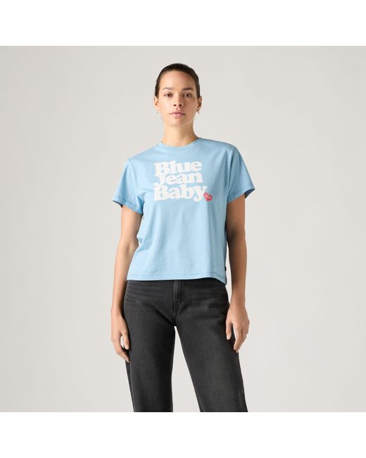 Graphic Classic Tee Levi's de color Blue