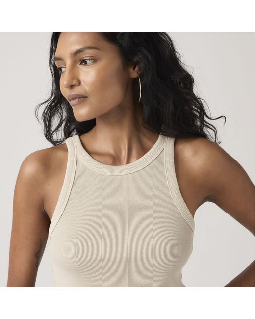 Levi's Blue Essential Racer Tank Top