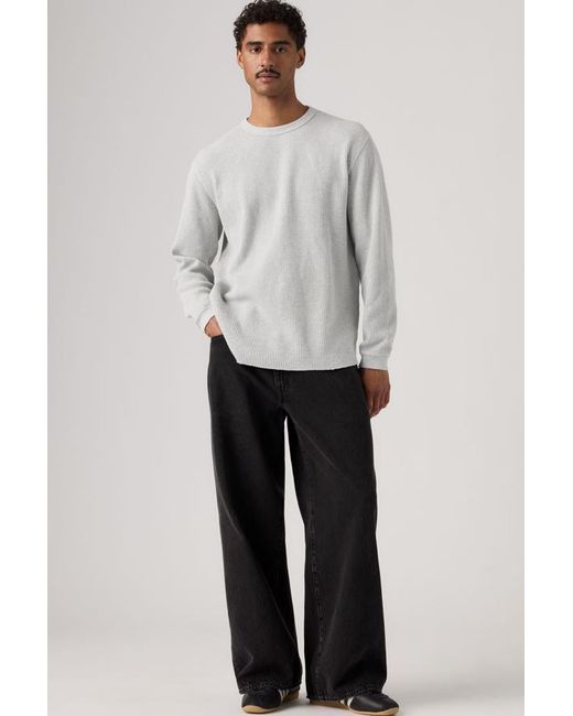 Levi's Gray Baggy Wide Leg Jeans for men