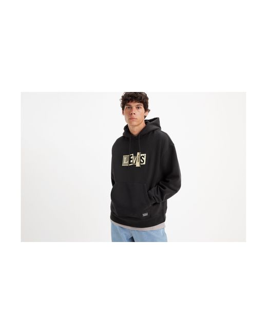 Levi's Skateboarding sweatshirt mit kapuze in Black für Herren