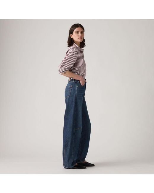 Jeans Barrel Con Cincha Levi's de color Blue