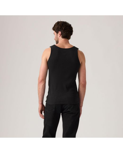 Levi's Rib Tanktop Set Van 2 in het Black voor heren