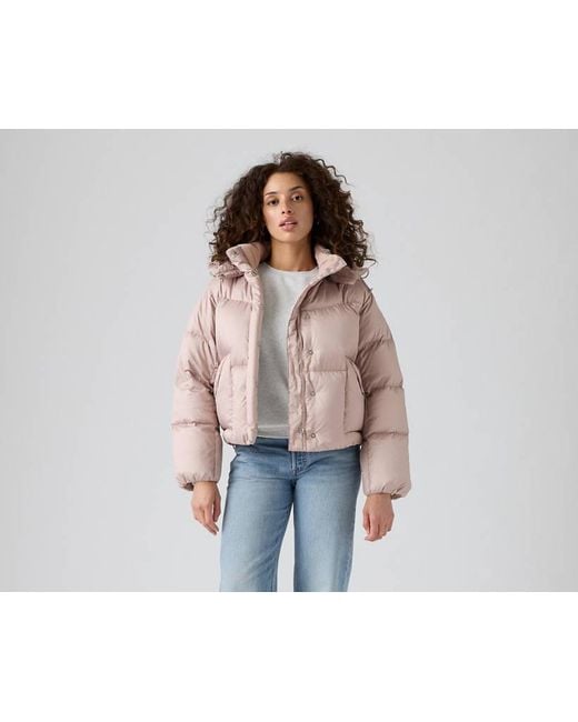 Giacca Western Bombata Corta di Levi's in Red