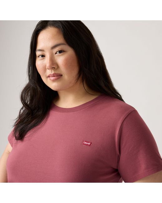 Levi's Red Perfect Tee (Plus Size)