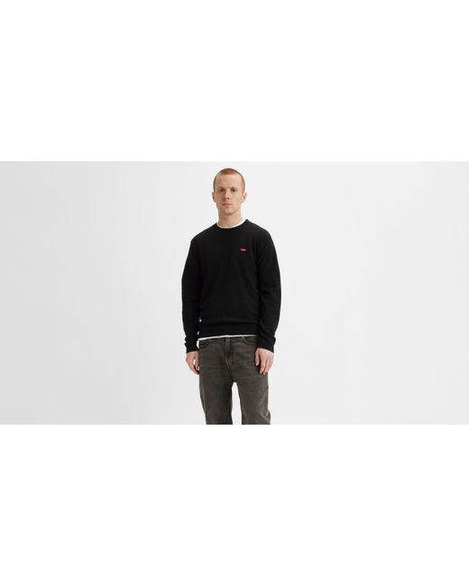 Levi's Black Original Housemark Sweater for men