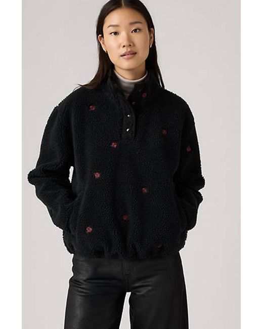 Levi's Black Kasey Sherpa Pullover