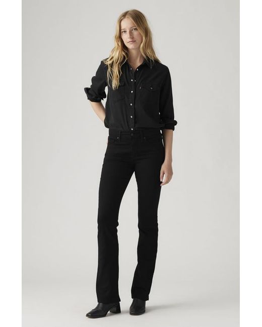 Levi's 315 Shaping Bootcut Jeans in het Black