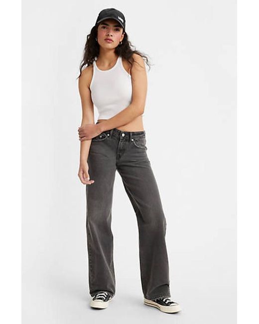 Levi's Black Low Loose Jeans