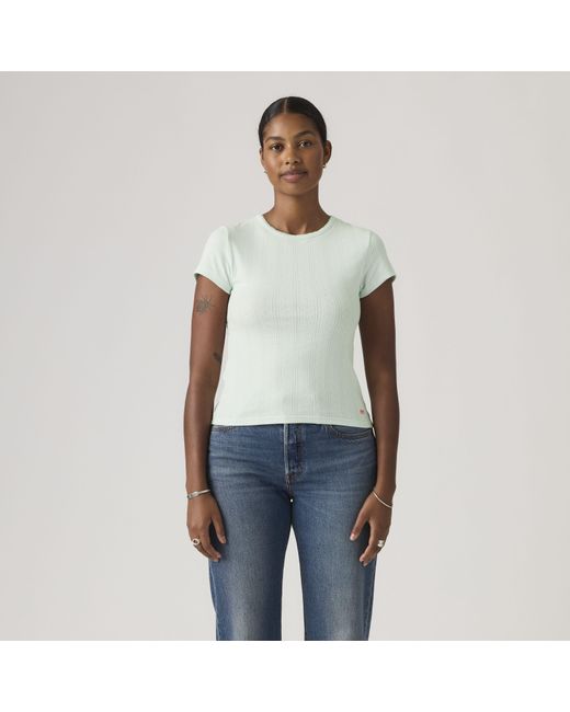 Levi's Dry Goods T Shirt in het Blue
