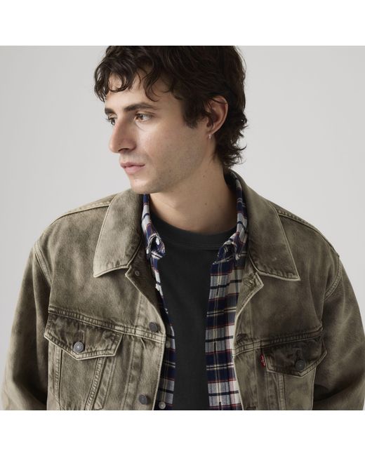 Levi's Brown Relaxed Trucker Jacket for men