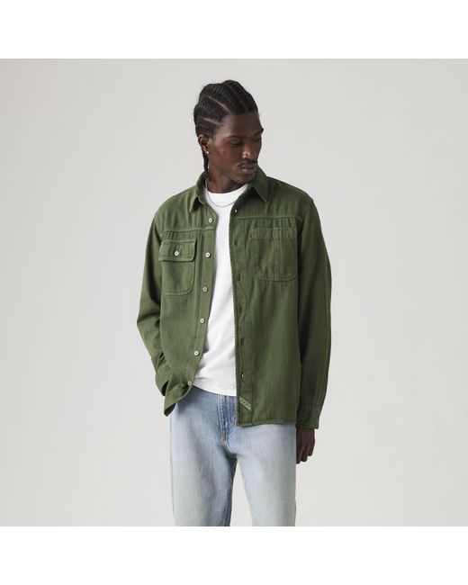 Levi's Auburn Worker Overhemd in het Green voor heren