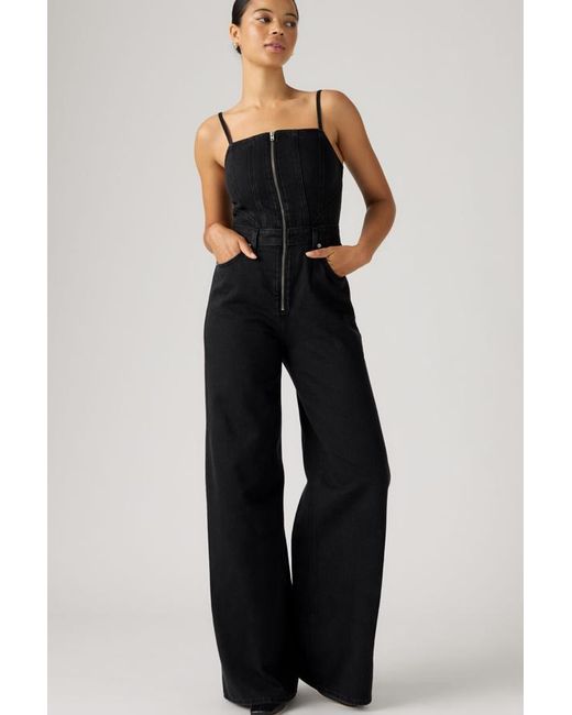 Levi's Blue Lightweight Seamed Jumpsuit