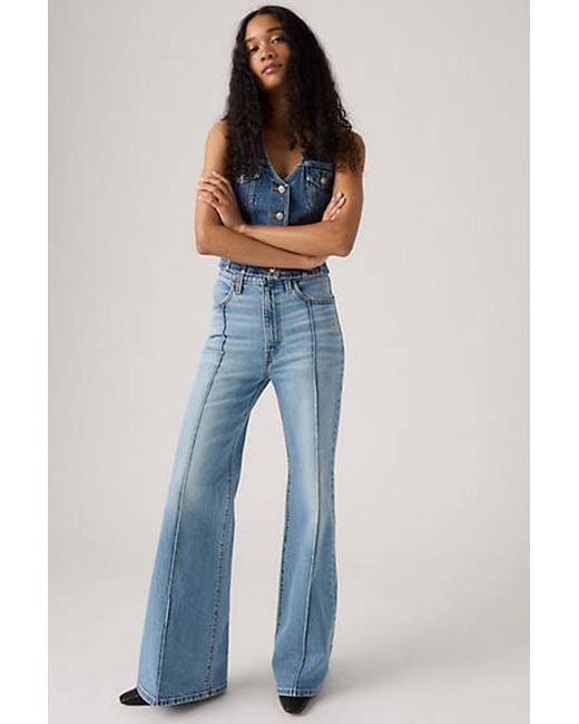Levi's® RIBCAGE STRAIGHT ANKLE - Straight leg jeans - middle road/lichtblauw denim