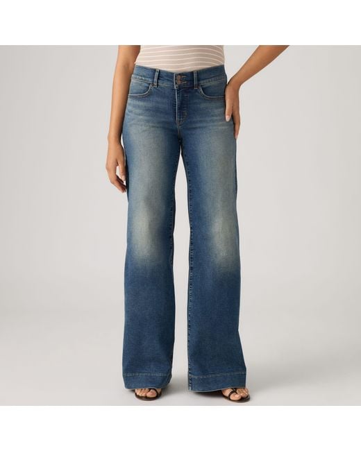 Levi's Blue 318 Tailored Wide Leg Jeans