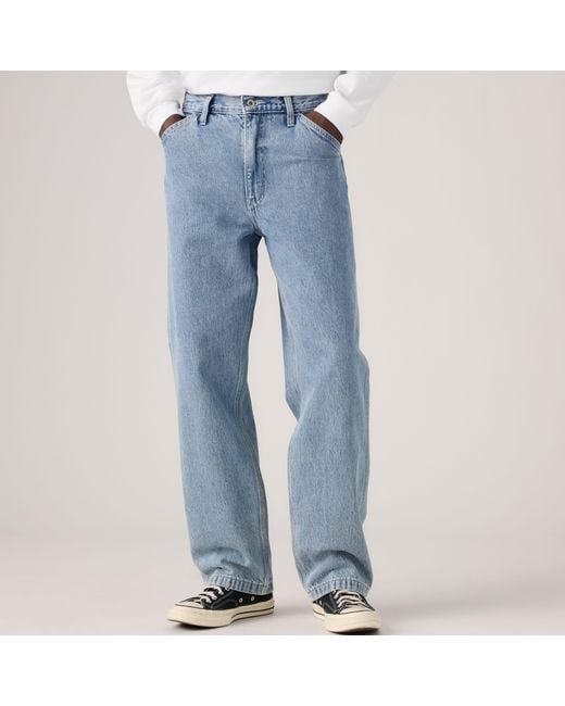 Levi's Blue 568 Loose Straight Carpenter Jeans for men