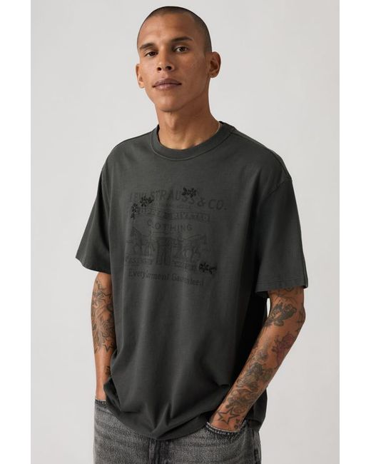 Levi's Gray Graphic Vintage Fit Tee for men