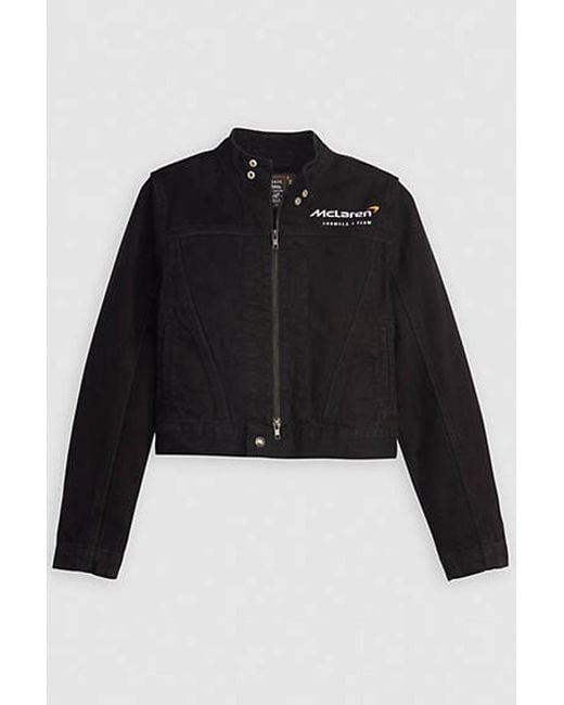 Levi's Black X Mclaren Racing Speed Trucker Jacket for men