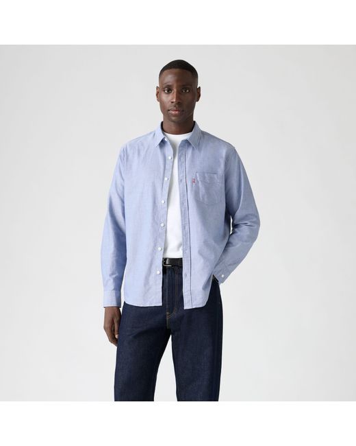Levi's Black Classic 1 Pocket Standard Shirt for men