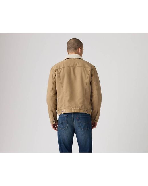 Trucker Jacket Type Iii Sherpa Levi's de hombre de color Natural