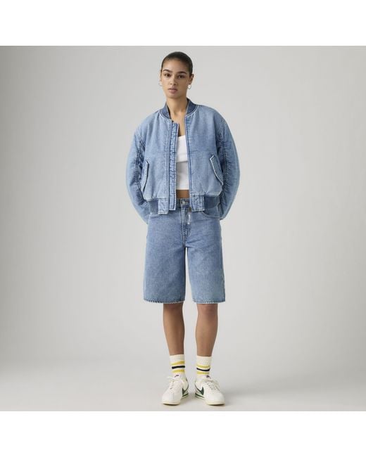 Levi's Blue Scout Western Bomber Jacket