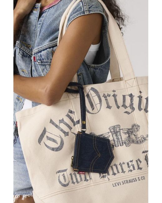 Levi's Blue Pouch Mit Fach Hinten