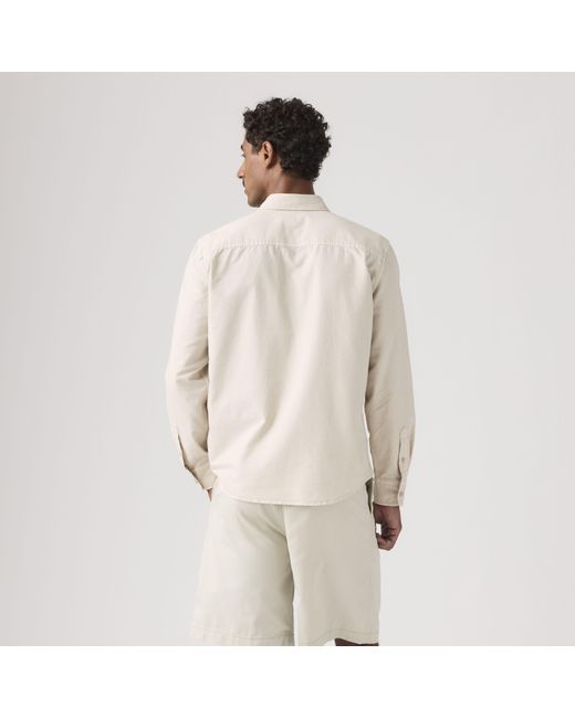 Camicia Authentic Button Down di Levi's in Natural da Uomo