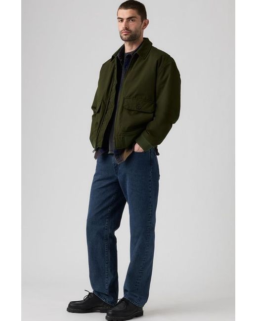 Levi's Blue 568 Loose Straight Jeans for men