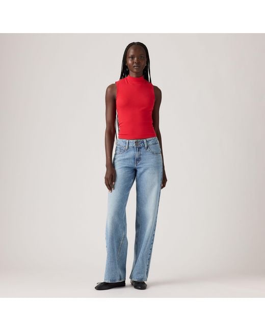 Levi's Blue Superlow Loose Jeans