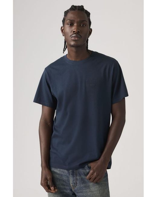 Levi's Blue Relaxed Fit Graphic Tee for men