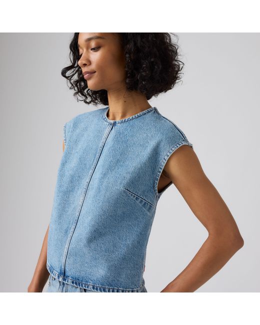 Levi's Denim Tee in het Blue