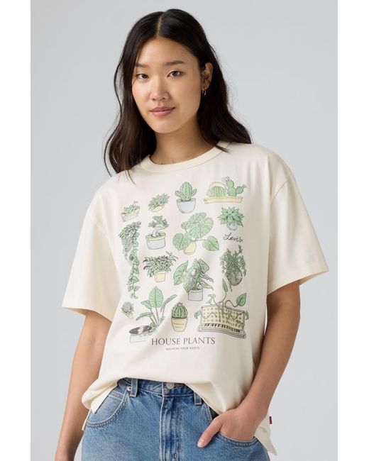 Graphic Tabor Tee Levi's de color Gray