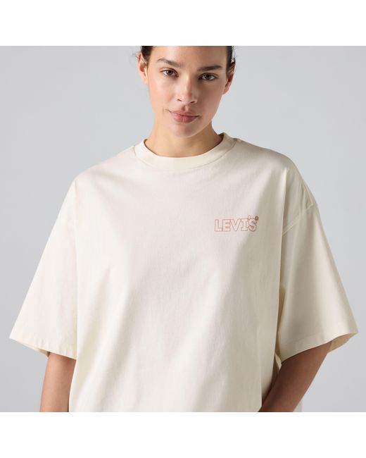 Graphic Short Stack Tee Levi's de color Natural