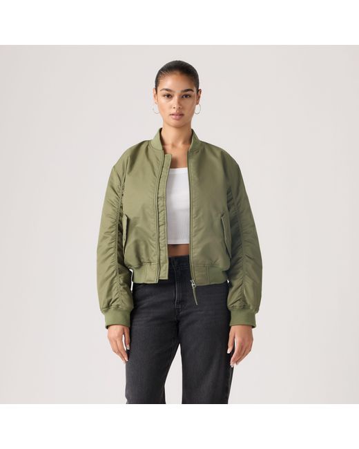 Levi's Green Scout Western Bomber Jacket