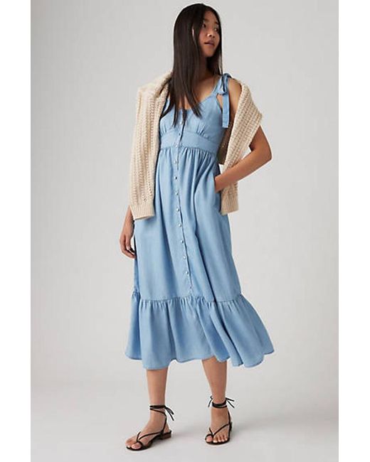 Levi's Blue Katherine Maxi Dress