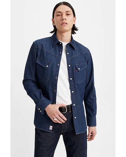 Levi's Blue '54 Longhorn Shirt for men