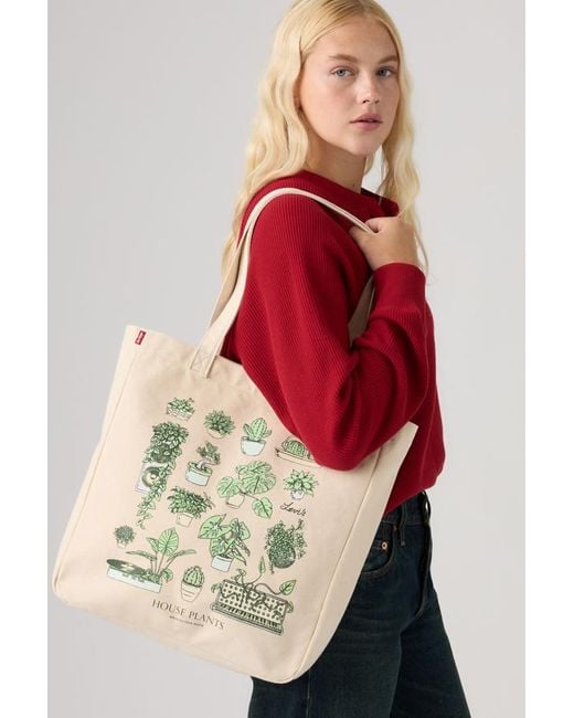 Levi's Red Everyday Graphic Tote